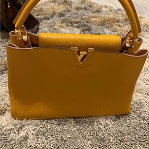 Louis Vuitton Mustard Yellow Shoulder Bag